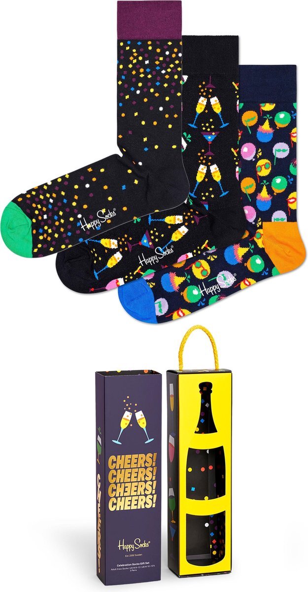 Happy Socks Celebration Socks Giftbox 3P - Maat 36-40