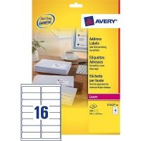 Avery zweckform L7162-40 quickpeel adresetiketten 99,1 x 33,9 mm (640 etiketten)