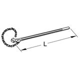 KS Tools 963.1719 BRONZEplus Kettingpijpsnijder, max. Ø 100 mm