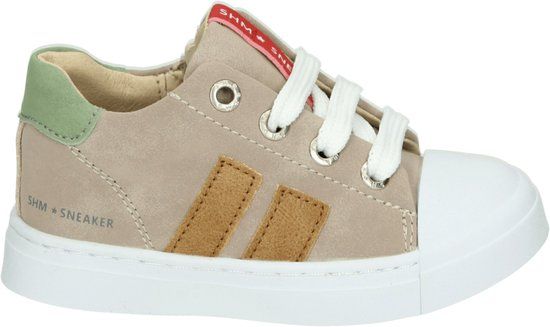 Shoesme Sneakers Jongens Maat 25 - Taupe Leer
