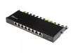 Alcasa GC-N0112 Patch Panel 0.5U Cat6 Gigabit Ethernet RJ45 Zwart
