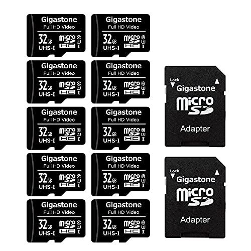 GIGASTONE 32GB Micro SD Geheugenkaart (10-pack)