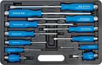 SW-Stahl S7890 schroevendraaierset, 12-delig, slagvast I gleuf + kruis
