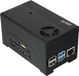 Joy-it Aluminium behuizing Geschikt voor serie: Raspberry Pi®, StromPi 3 Incl. batterijvak, Afneembare GPIO-afdekking