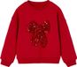 Vertbaudet Kerst sweater voor meisjes met lovertjes