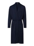 Hanro Badjas kort ' Night & Day ' navy