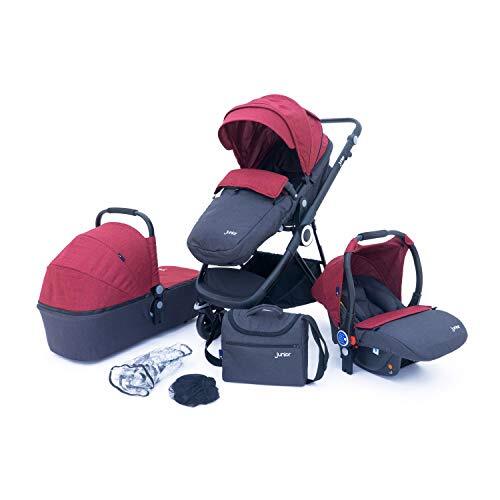 Petex 3-in-1 Combi-Kinderwagenset Multi Traveller rood