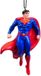 Kurt S. Adler DC Comics Superman Kunststoff Christbaumkugel - 10cm Rot/Blau