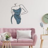 Stijlvol decoratief metalen wandaccessoire, 56 x 70 cm
