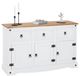 IDIMEX CAMPO-dressoir van massief hout met 3 lades en deuren - Wit