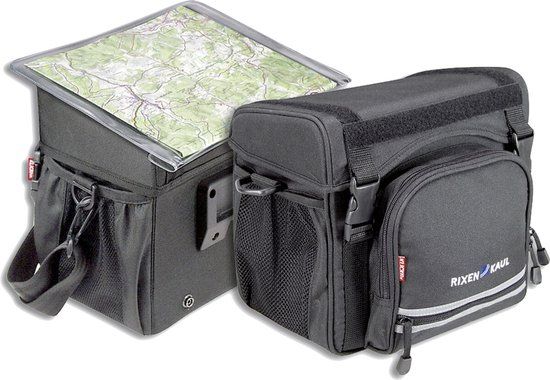 KlickFix Allrounder Touring Stuurtas, zwart
