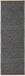 Design House Stockholm Tapis Björk - gris foncé - 80 x 250 cm