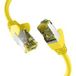 Patchkabel CAT6a GELB 0,50m Patchkabel S/FTP PIMF, RJ45 Netzwerkkabel Ethernetkabel LAN DSL - 1 VPE = 10 Stück