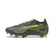 PUMA Ultra 5 Pro Fg/Ag Jr voetbalschoen voor kinderen, uniseks, Mat verouderd zilver geel alarm zon geslagen, 4.5 UK
