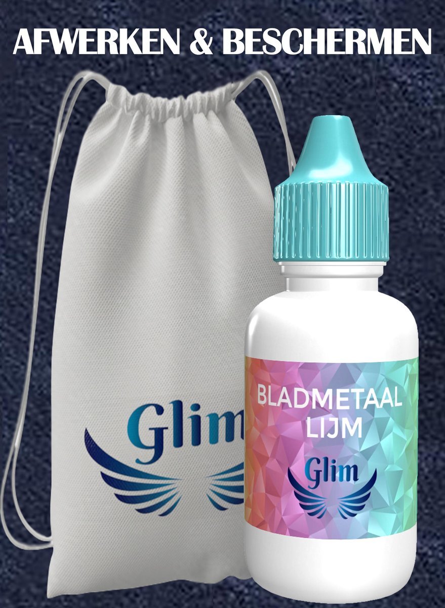 Glim Lijm voor bladmetaal - Deco Primer - Bladgoud lijm - Luxe Spuitfles - Decolijm waterbasis - Extra Sterk - 100ML