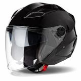 VINZ Helmets Calobra Jethelm met Zonnevizier - Zwart - S