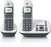 Motorola CD50 Draadloze Telefoon met 2 handsets, Wit