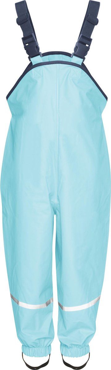 Playshoes - Regenbroek met bretels voor kinderen - Turquoise - Polyester - Maat: 2022 - EAN: 4010952520293
