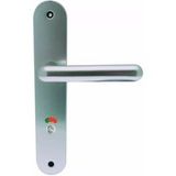 Vachette - Ensemble sur grande plaque arrondies en aluminium anodisé - Ton argent - Golf condamnation avec voyant