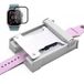Protection d'écran Apple Watch Ultra/Ultra 2/Ultra 3 avec kit d'installation sans poussière - 49mm - Bord noir