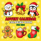 Advent Calendar Coloring Book For Kids
