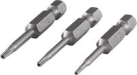 wolfcraft Micro Bitset - TORX® met boring - Maat 7 / 8 / 9 - 3 delig