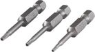 wolfcraft Micro Bitset - TORX® met boring - Maat 7 / 8 / 9 - 3 delig
