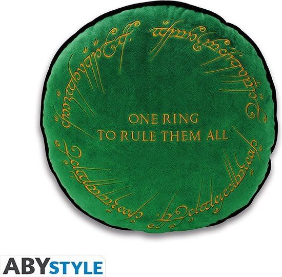 The Lord Of The Rings Abysse Corp S.A.S. The Lord Of The Rings The One Ring Unisex Kussens - meerkleurig