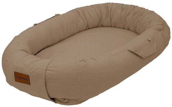MorDesign Babynestje Cappuccino Katoen 87x57x18 cm