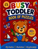 Busy Toddler Book of Puzzles: 40+ Fun and Easy Puzzles for Screen-Free Play and Early Learning
