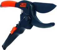 Merkloos Tuin-powerglijschaar zwart-oranje
