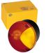 HELLA 2SW 964 169-081 Achterlicht - Gloeilamp - 24/12V - Opbouw/Geschroefd - Lenskleur: Geel/Rood - Stekker: Platte stekker - links/rechts - Aantal: 1