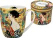 CARMANI Camio beker - G. Klimt, Dame met waaier