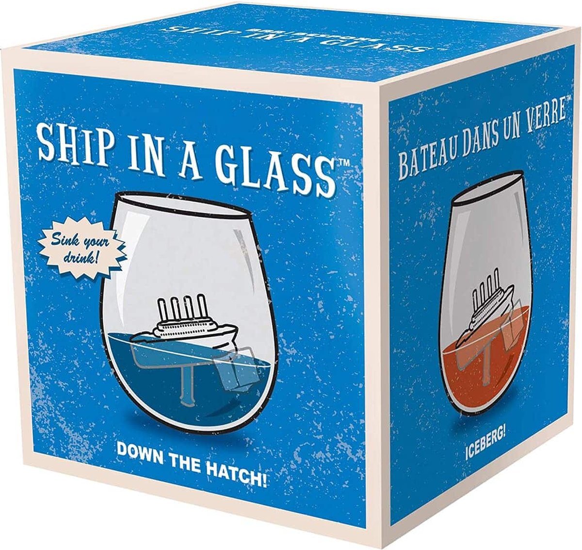 CKB Ltd - Ship in a Glass - Tumbler 500ml - Wijnglazen - Tumblerglas - Wijnglas - Drinkglazen