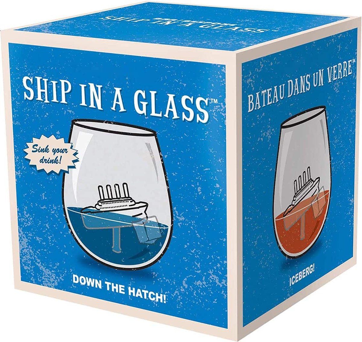 CKB Ltd - Ship in a Glass - Tumbler 500ml - Transparant