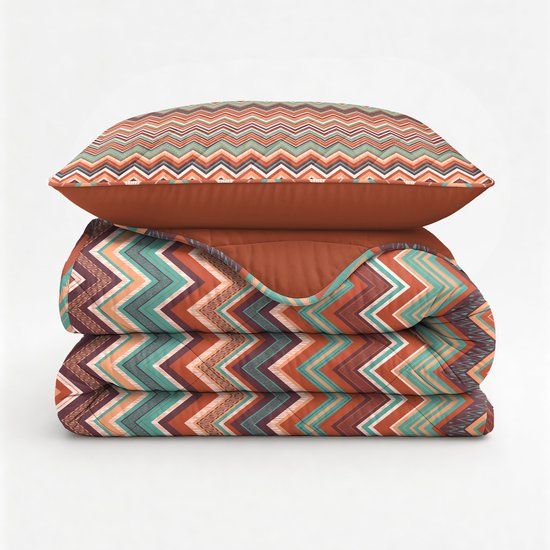 Sleeptime 2 in 1 Dekbed zonder Overtrek Indra - Dekbed - 140 x 200 cm + 1 x kussensloop 60x70 - Multi