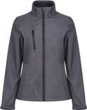 Regatta Women's Ablaze 3-Layer Printable Softshell Jacket RG613 - SEAL GREY/BLACK - 44