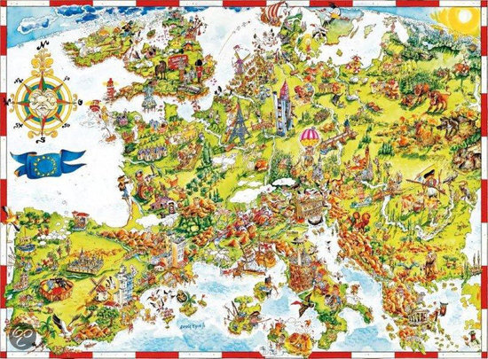 King International Comic Europe - Puzzel - 1000 Stukjes