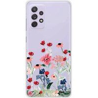 Samsung Galaxy A72 4G Bedrukt siliconen hoesje Printemps en fleurs