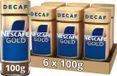 Nescafé Gold Decafé oploskoffie - 6 potten x 100g