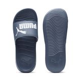 PUMA Popcat 20 uniseks badslippers, Blauw/Wit, Maat 48,5