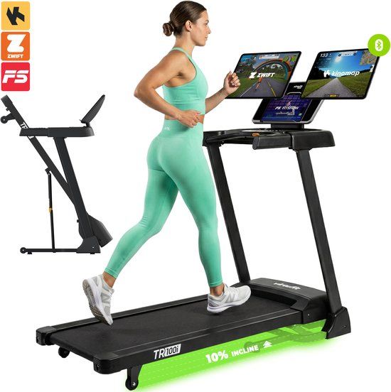 VirtuFit TR100i Loopband - Inklapbaar - 16 km/h - 12% Hellingshoek - 40 Programma's