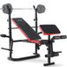 Banc d'entraînement multifonctionnel - Banc d'haltères - Réglable et pliable - Charge maximale 120 kg - 160 x 121 x 120 cm