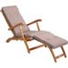 Queen Mary® Acacia FSC®-gecertificeerd ligbed avec coussin crème chiné