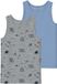 NAME IT Jongens Onderhemden - 2 stuks - Grijs Melange - Maat 110
