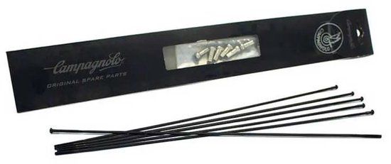 Campagnolo COMET DISTRIBUCIONS COMERCIALS SL SPAKENKIT MINI BULLET 80 ACHTER + VOOR Black Polyester