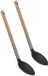 5five Voedsel opscheplepel - 2x - Lichtbruin - Hout - 32 cm