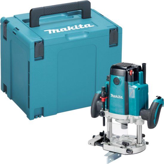 Freesmachine Makita RP 2303 FC07 bovenfrees 2100 watt 12 mm + Makpac