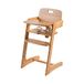 Roba Kid Up Trapstoel, kinderstoel van massief hout, natuurlijk, meegroeiende kinderstoel voor baby's en kinderen
