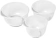 Chef Aid Mengkommen Set - 3-delig - Antislip Bodem - Kunststof - Creme/Wit
